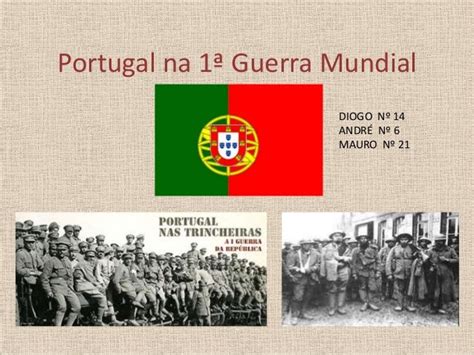 portugal participou na 1 guerra mundial